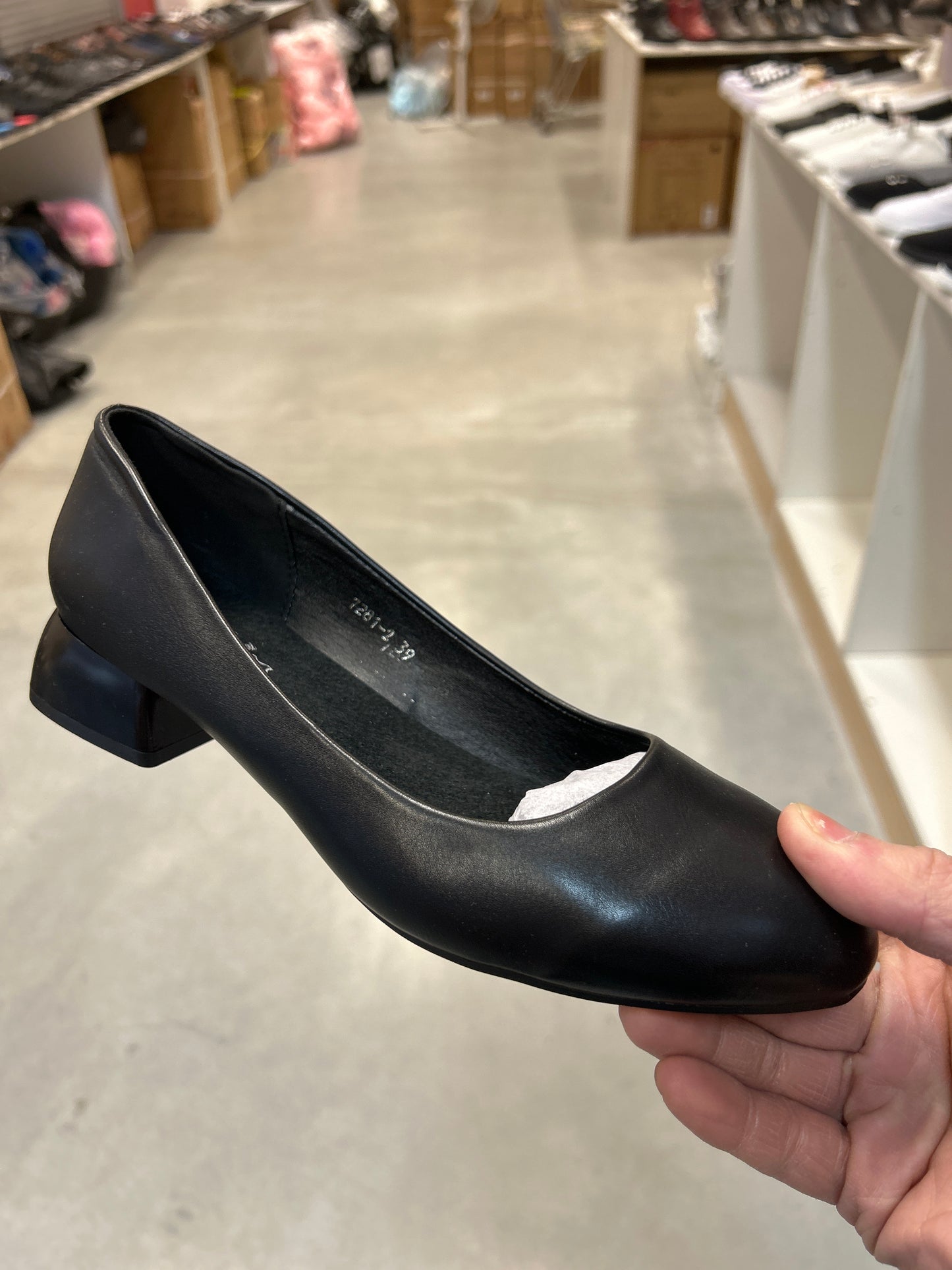 Półbuty damskie (36-41) 12P 7281-2 black