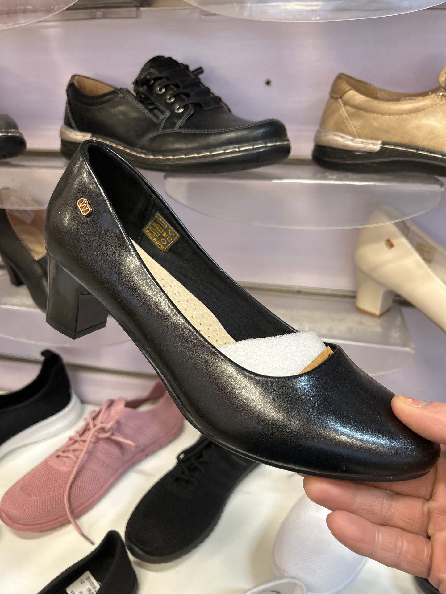 Półbuty damskie (36-41) 12P 5629-1 black