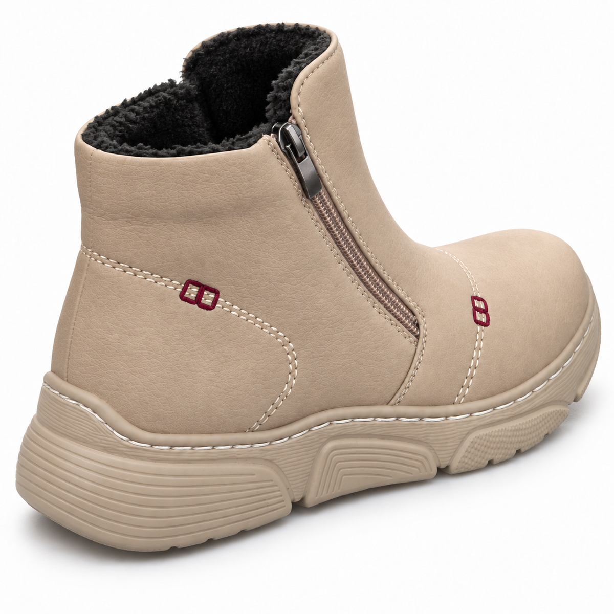 Botki Damskie (36-42) 12Par D26331-4 BEIGE