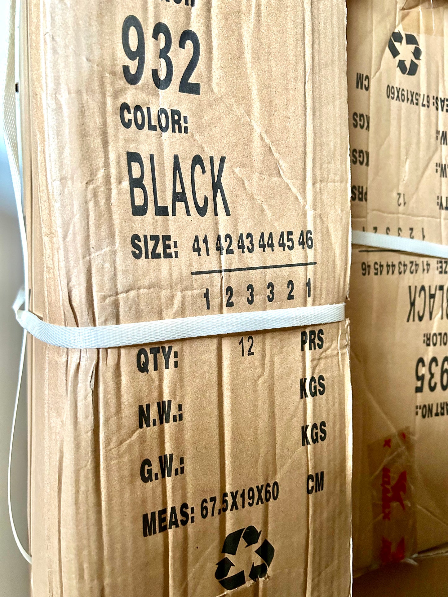 Botki męskie (41-46, 12par) 932 Black