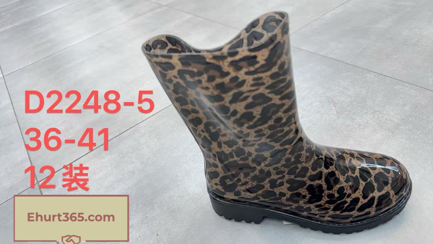 Kalosze damskie D2248-5 (36-41,12par)