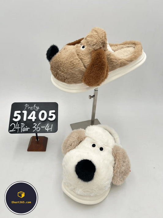 Kapcie Damskie 51405 (36-41,24p) MIX KOLOR