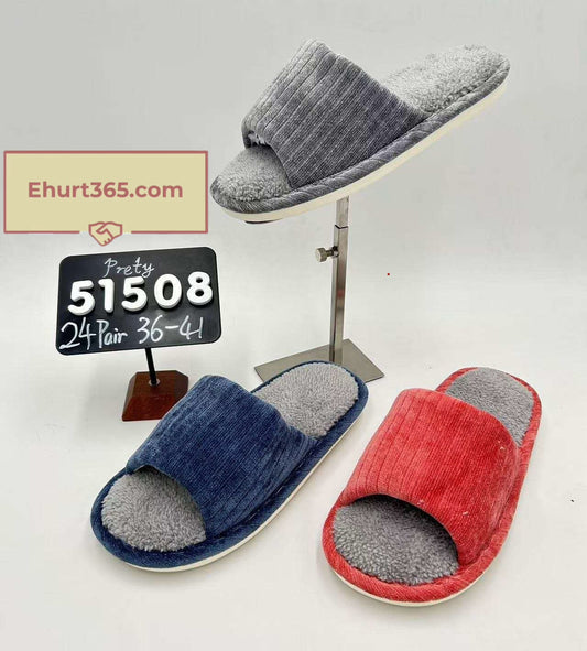 Kapcie męskie (41-46) 24Par 51508 Mix kolorów