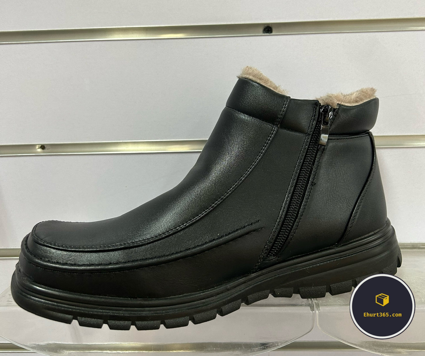 Botki Męskie (40-46) 12Par E4551A-1 BLACK