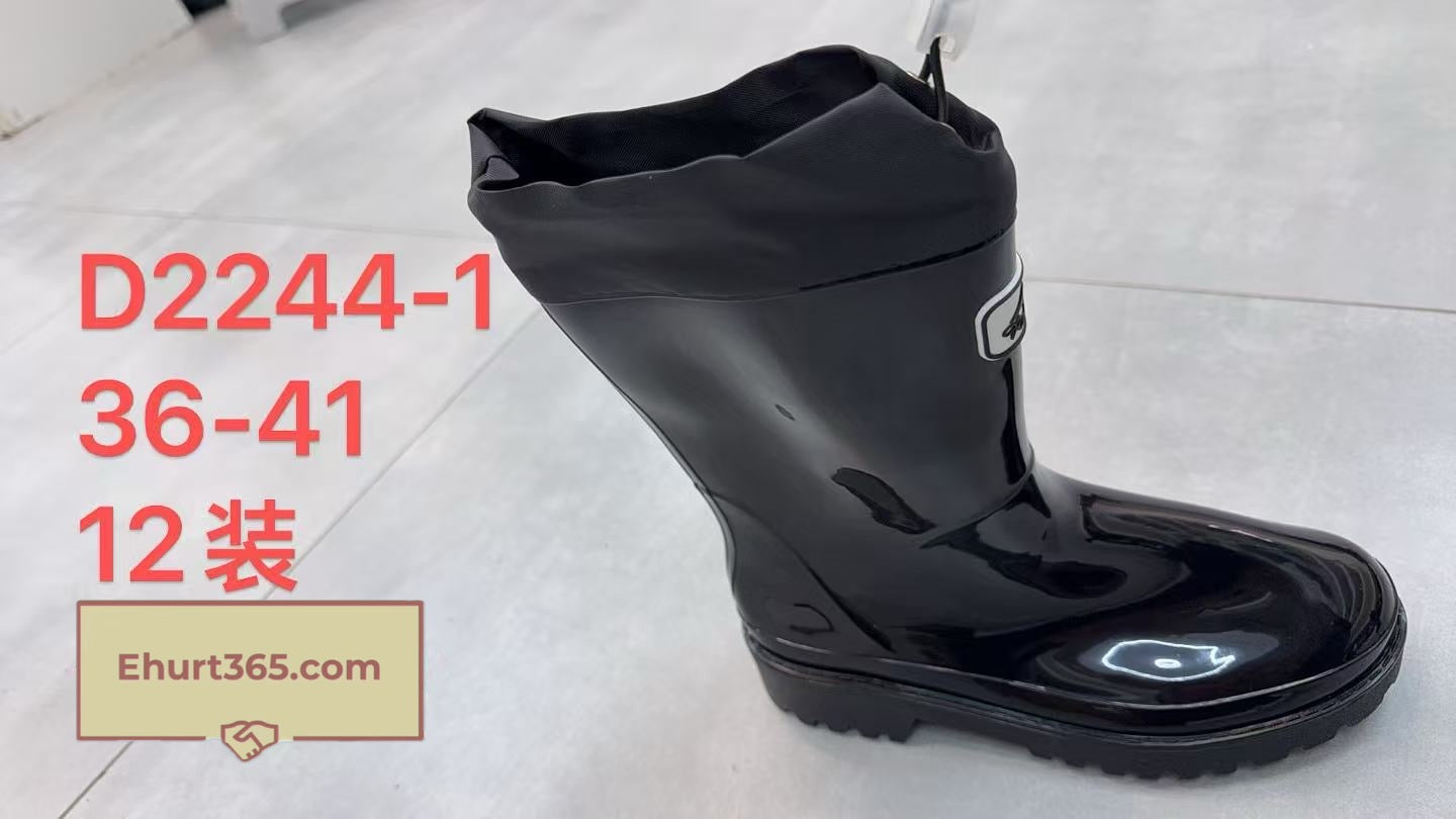 Kalosze damskie D2244-1 (36-41,12par)