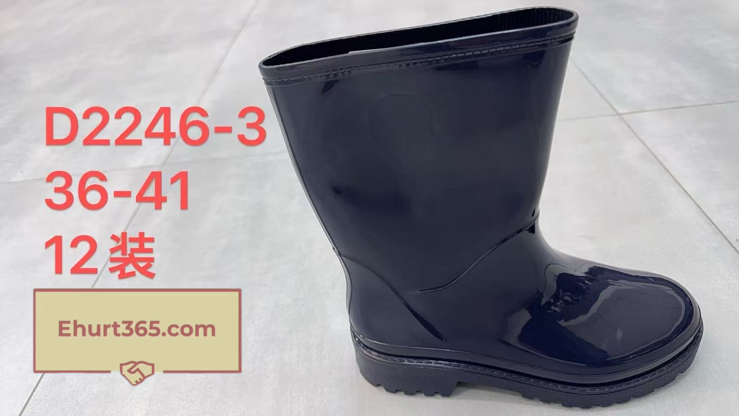 Kalosze damskie D2246-3 (36-41,12par)