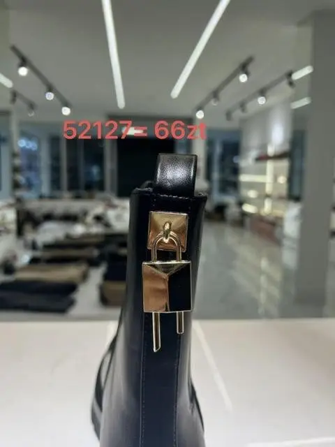 Botki na płaskim (36-41, 12par) 52127 BLACK