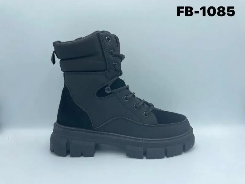 Botki damskie (36-41, 12par) FB-1085 BLACK