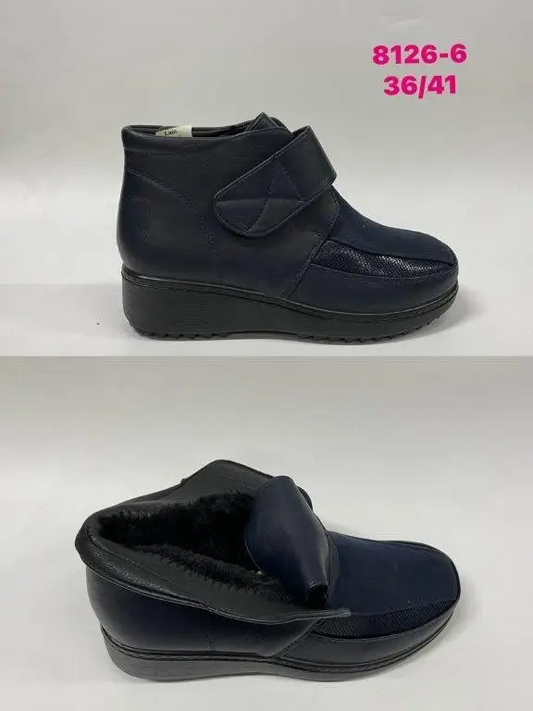 Botki Babcine (36-41, 12par) 8126-6 BLACK