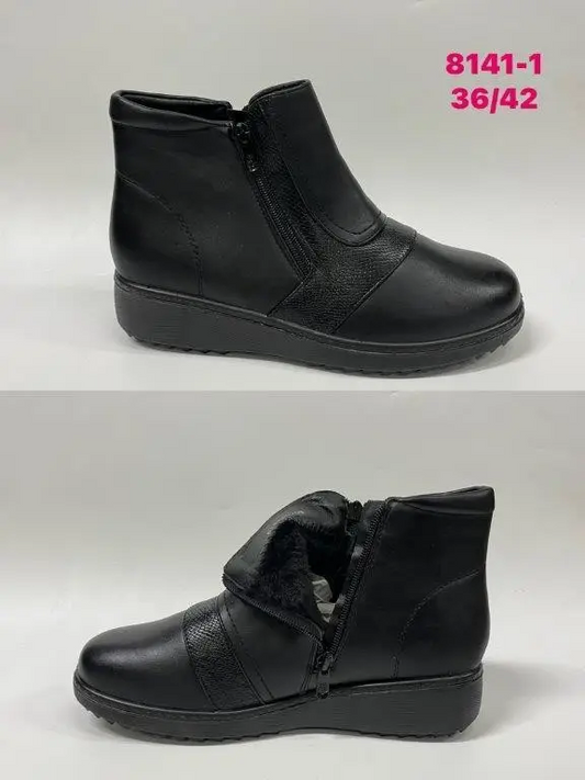 Botki Babcine (36-42, 12par) 8141-1 BLACK