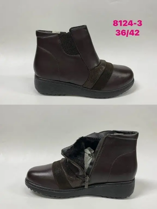 Botki Babcine (36-42, 12par) 8124-3 BROWN