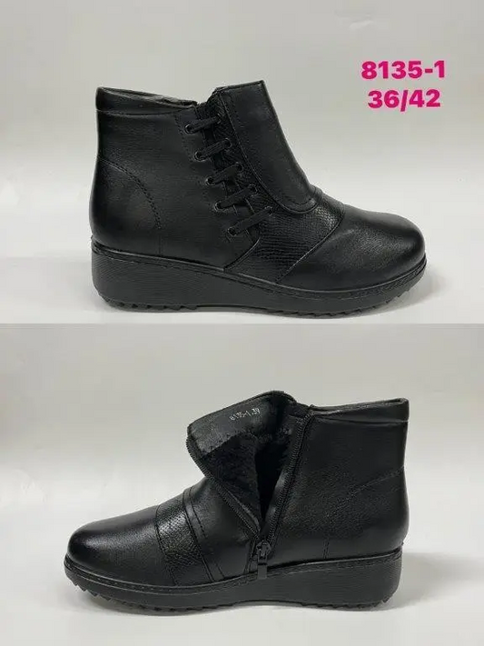 Botki Babcine (36-42, 12par) 8135-1 BLACK