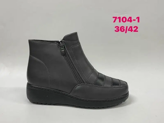 Botki Babcine (36-42, 12par) 7104-1 BLACK