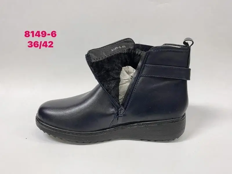 Botki Babcine (36-42, 12par) 8149-6 BLACK