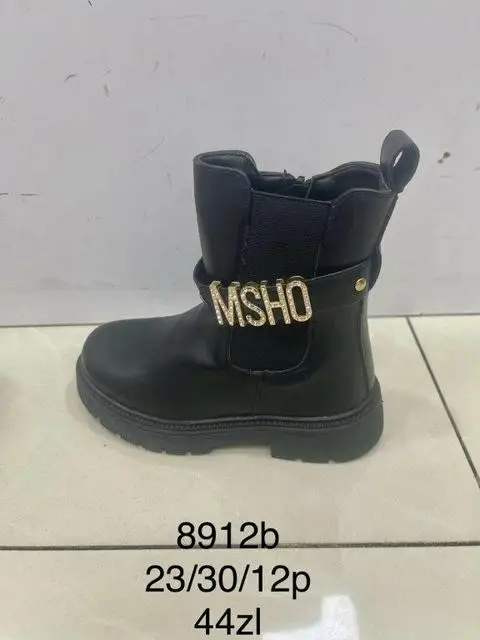 Botki dziewczynka (23-30, 12par) 8912b BLACK