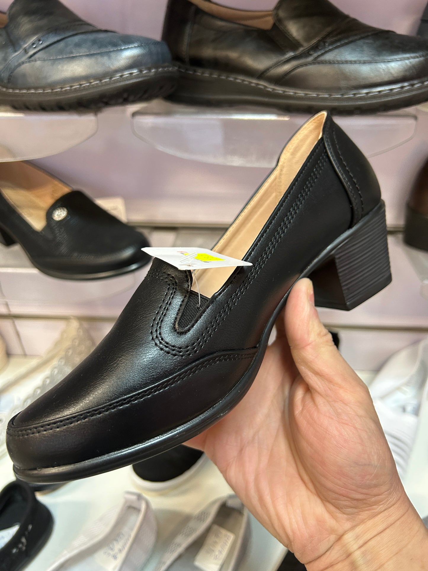 Półbuty na obcasie (36-41) 12P 2562-2 black