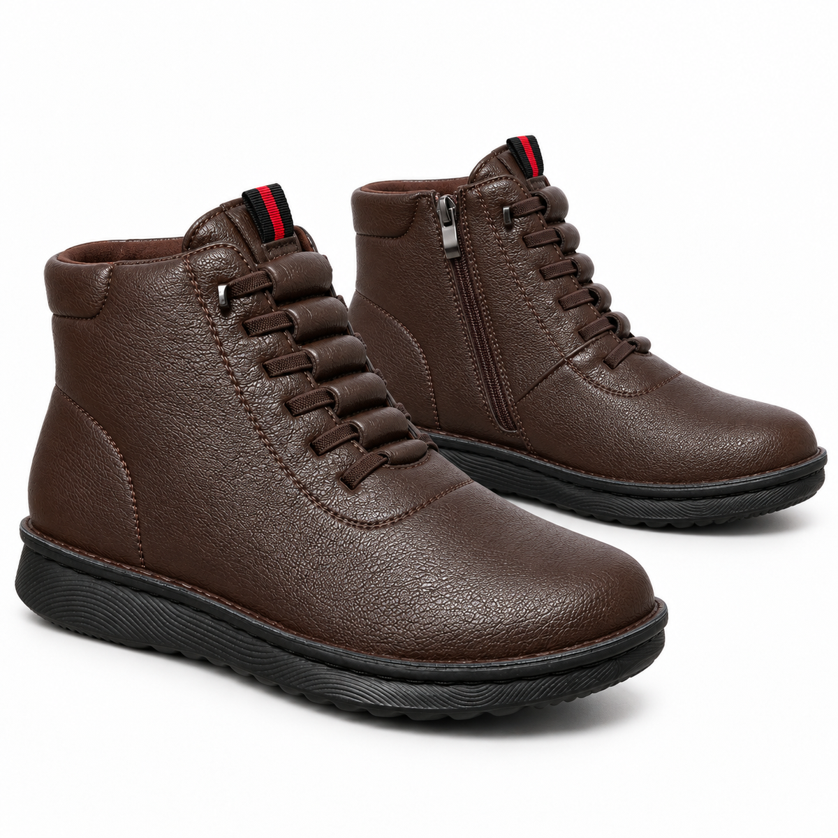 Botki Damskie (36-42) 12Par D25311-33 BROWN