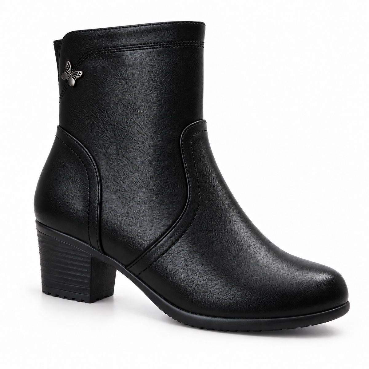Botki Damskie (36-42) 12Par 5019-1 BLACK