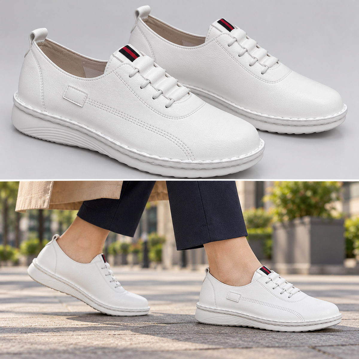 Półbuty Damskie D50-8 (36-42,12Par)  White