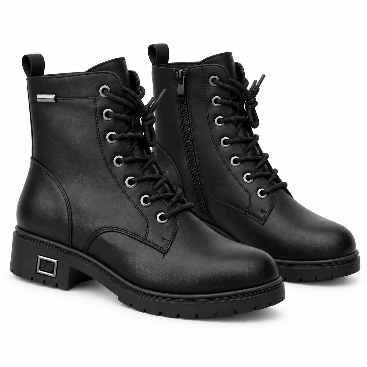 Botki Damskie (36-41) 12Par 2910-1 BLACK