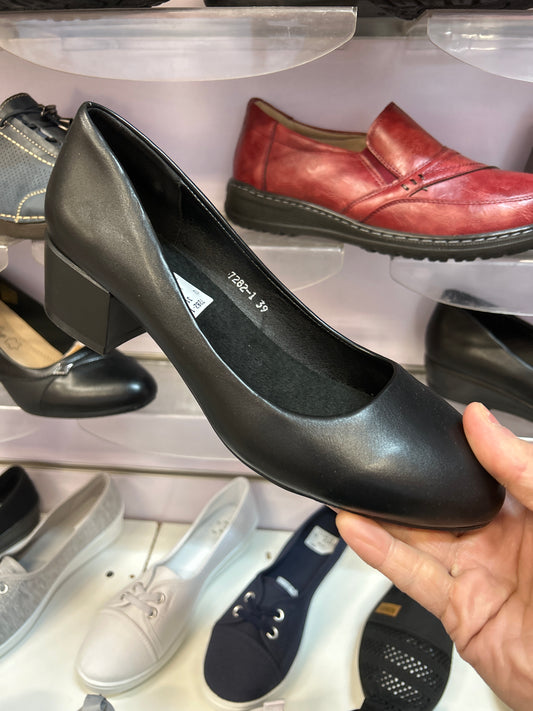 Półbuty damskie (36-41) 12P 7282-1 black