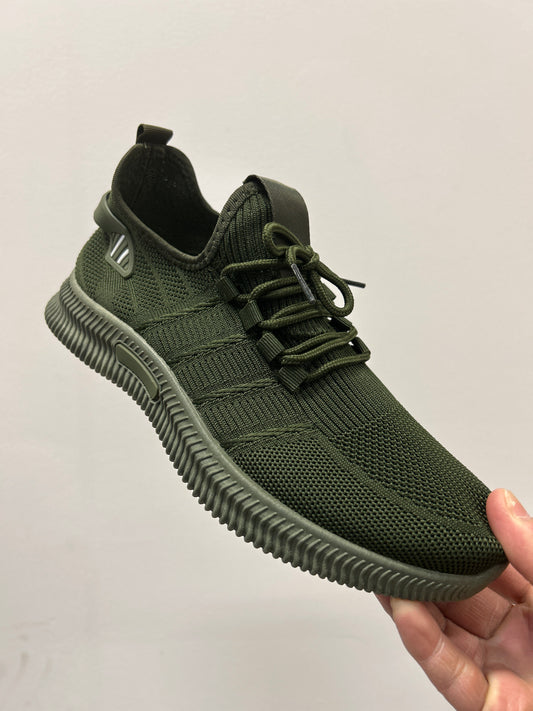 Buty Sportowe Męskie W24001 green  (41-46,12par)