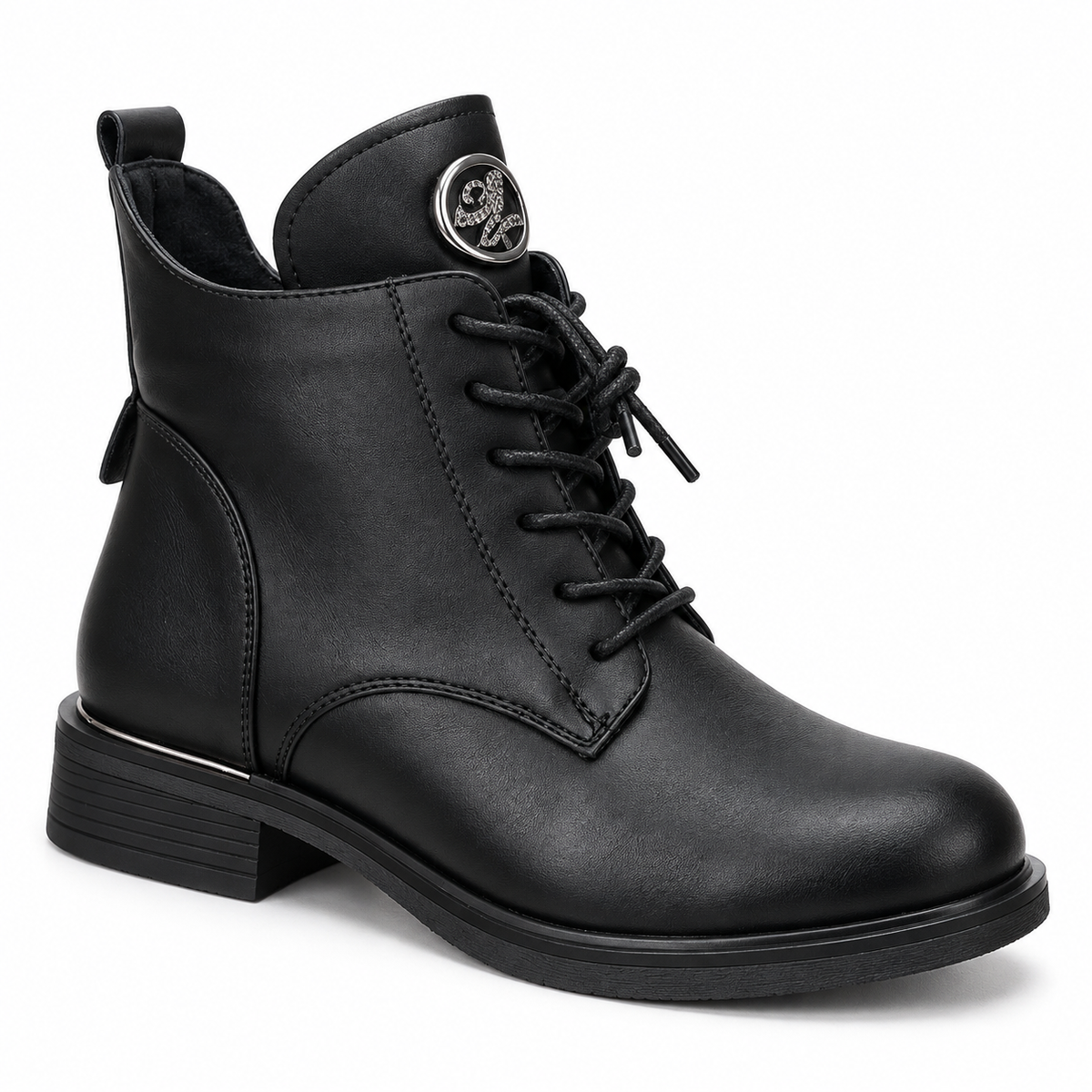 Botki Damskie (36-41) 12Par 2874-1 BLACK
