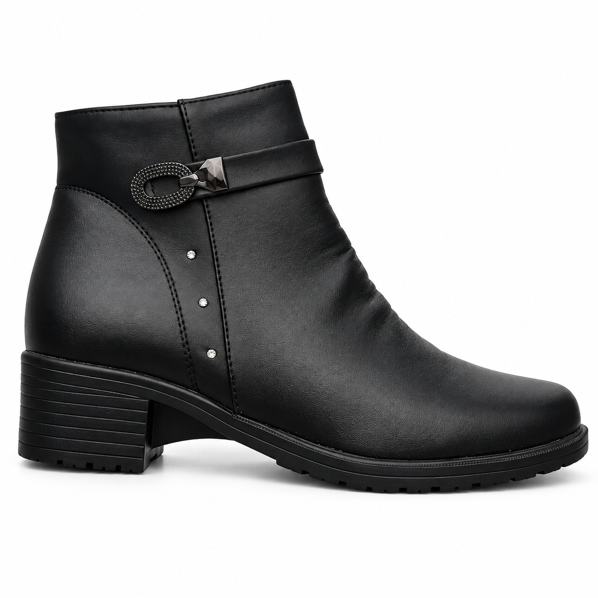 Botki Damskie (37-42) 12Par D92-1 BLACK