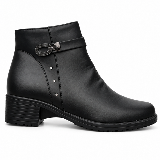 Botki Damskie (37-42) 12Par D92-1 BLACK