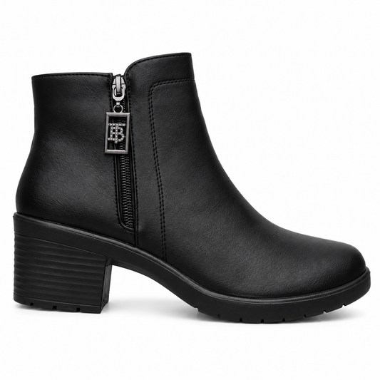 Botki Damskie (36-42) 12Par 7112-21 BLACK