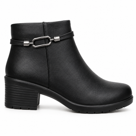 Botki Damskie (36-42) 12Par 7115-21 BLACK