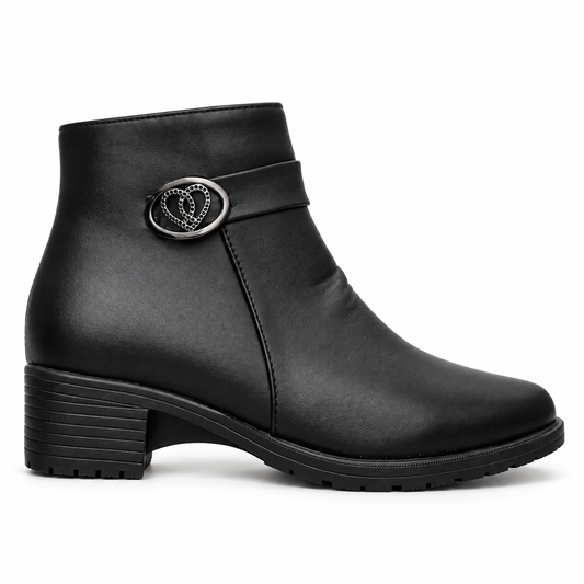 Botki Damskie (37-42) 12Par D91-1 BLACK