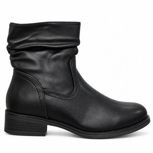 Botki Damskie (36-41) 12Par 7202-21 BLACK