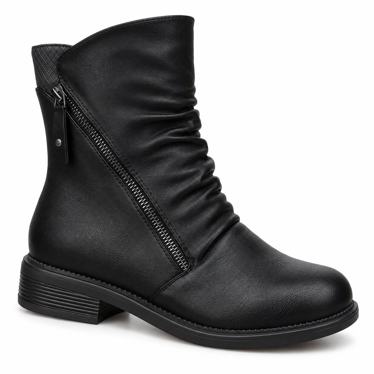 Botki Damskie (36-41) 12Par 27587-1 BLACK