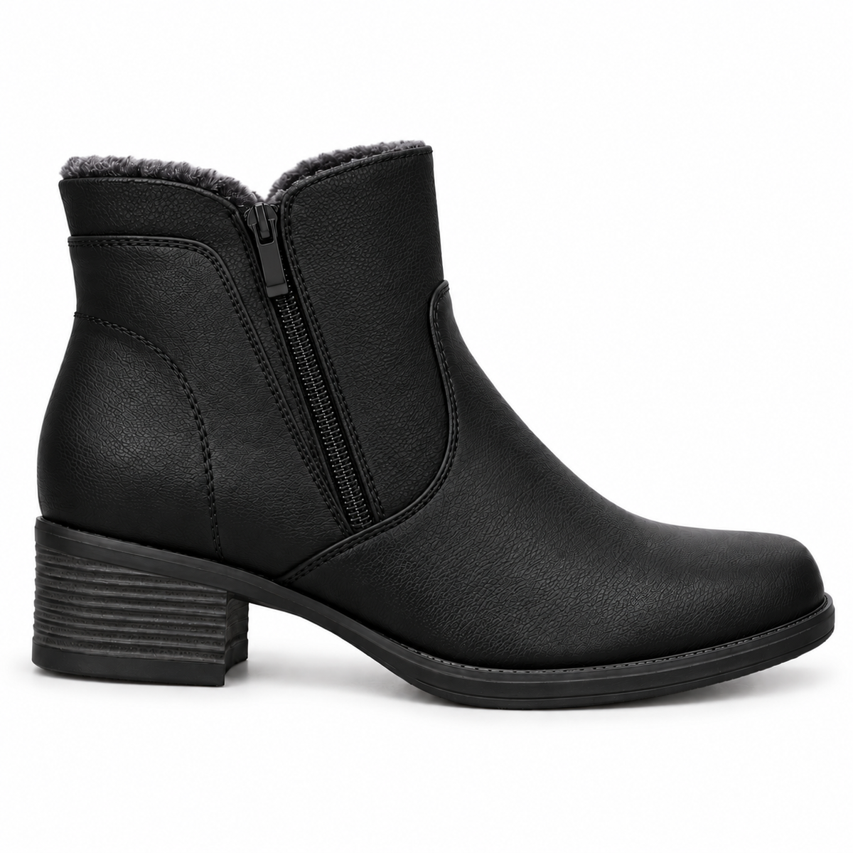 Botki Śniegowce damskie (36-41, 12par) 2083-3 BLACK