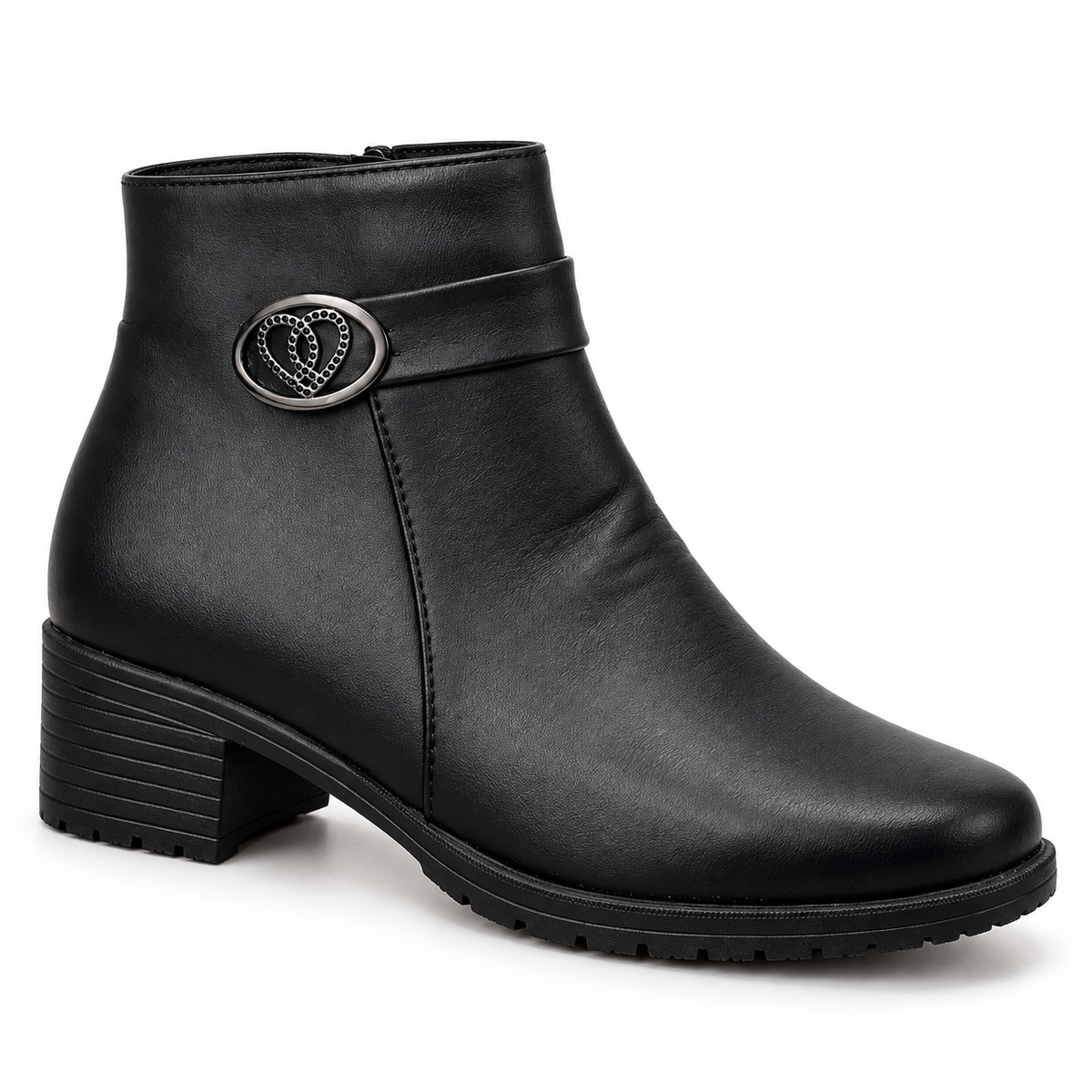 Botki Damskie (37-42) 12Par D91-1 BLACK