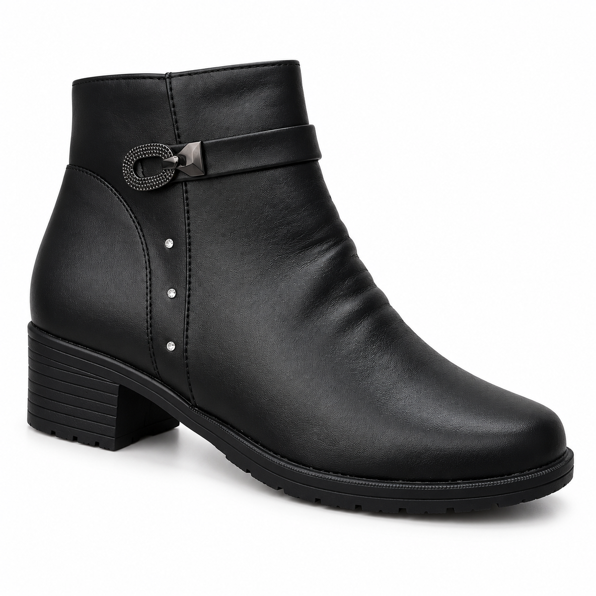 Botki Damskie (37-42) 12Par D92-1 BLACK