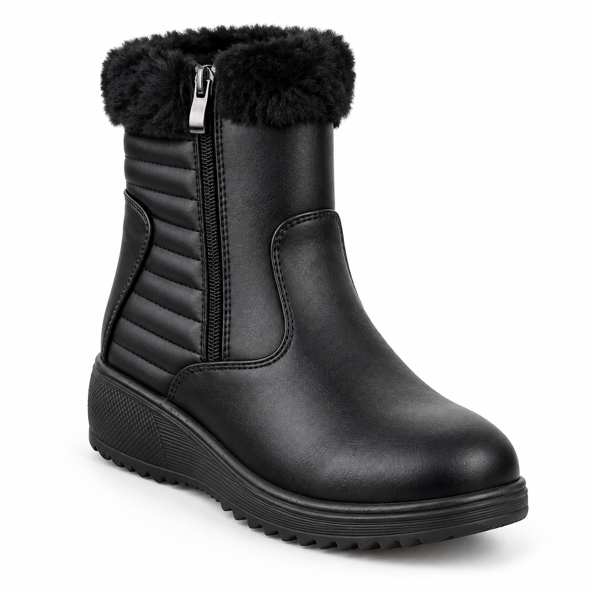 Botki Damskie (36-42) 12Par 26300 BLACK