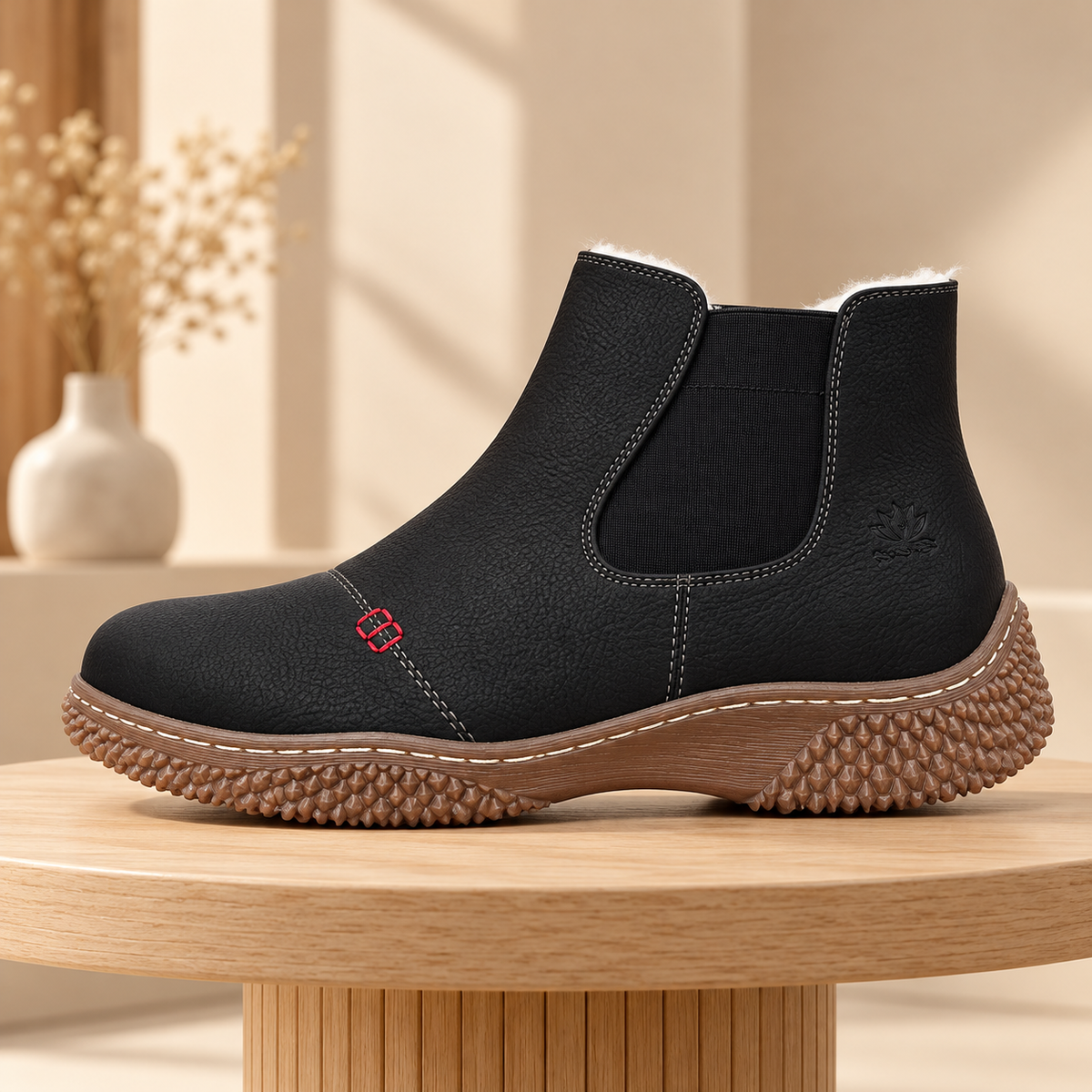 Botki Damskie (36-41) 12Par 9899-1 BLACK