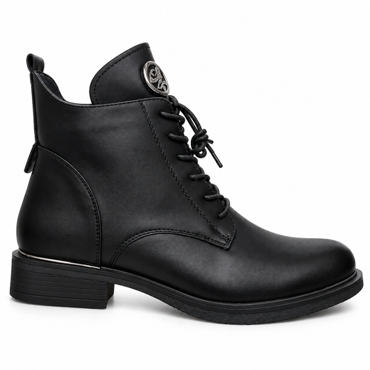 Botki Damskie (36-41) 12Par 2874-1 BLACK