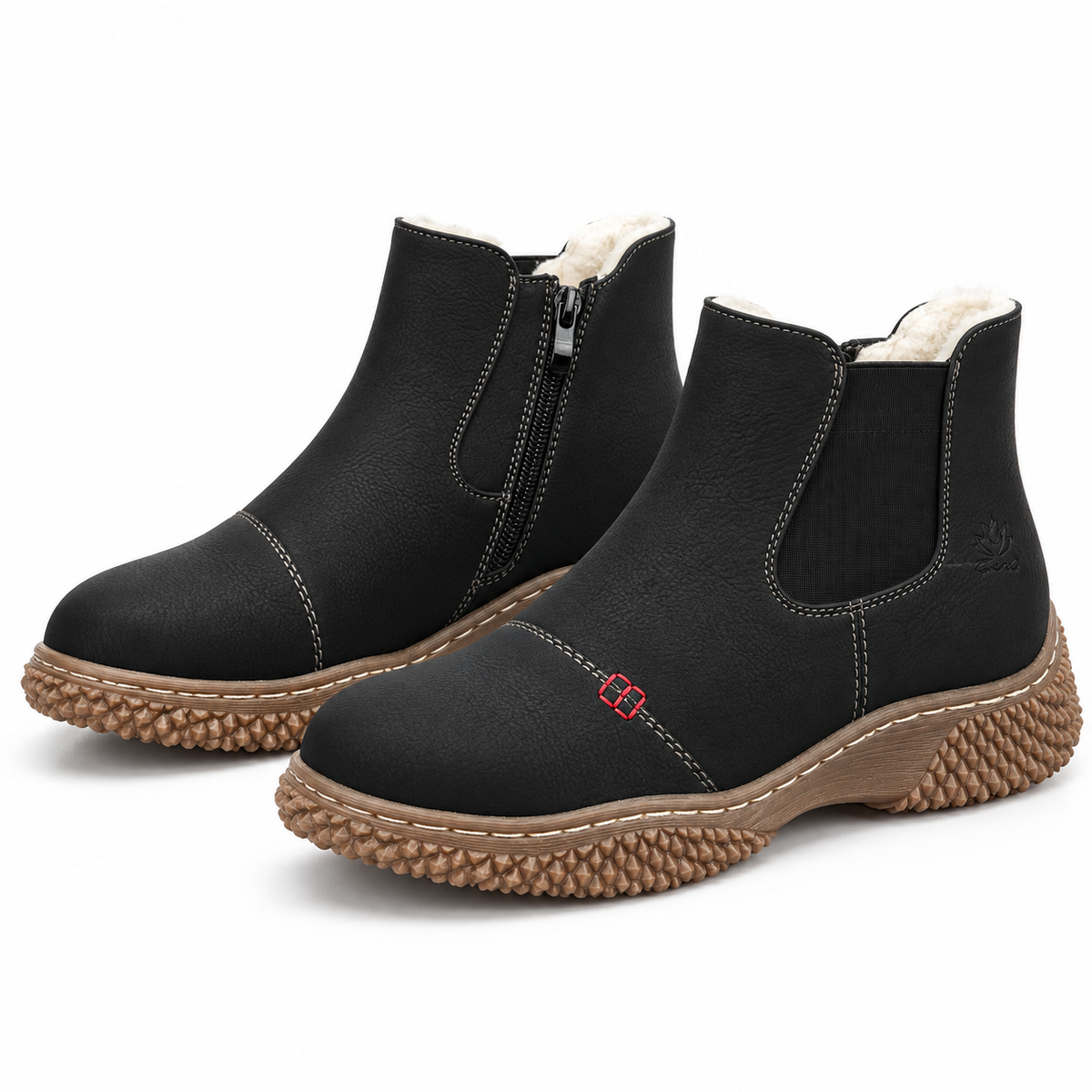 Botki Damskie (36-41) 12Par 9899-1 BLACK