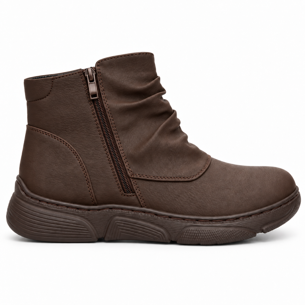 Botki Damskie (36-42) 12Par D26332-3 BROWN