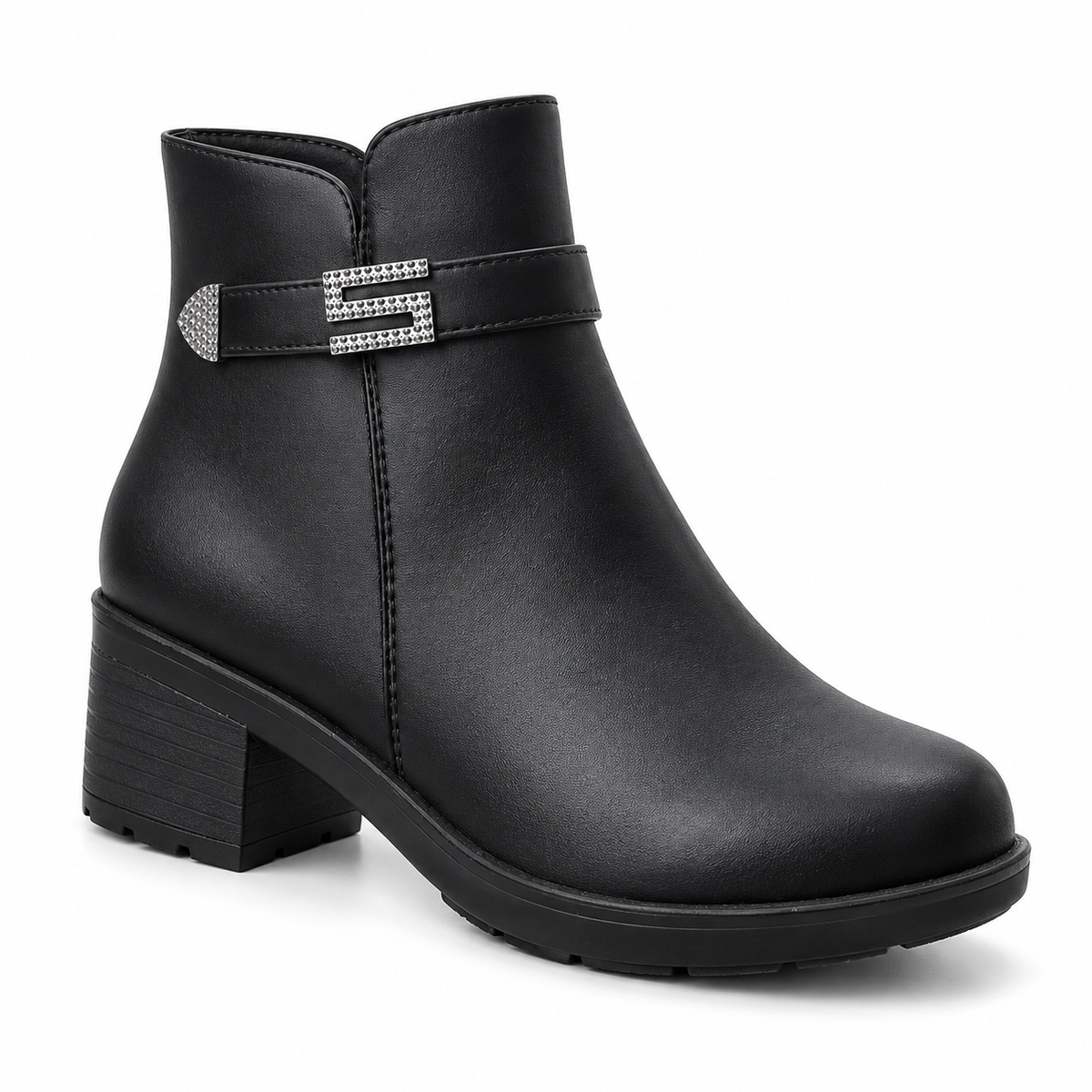 Botki damskie (36-41, 12par) 22T16-1 BLACK