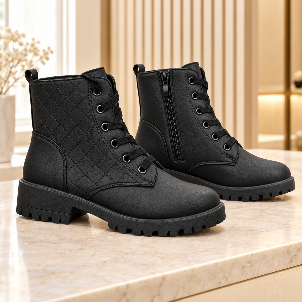 Eleganckie Buty Damskie D3715-1 (36-41,12par) BLACK