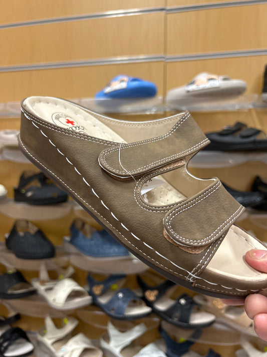 Klapki damskie 508-1 Coff (36-42,12Par)