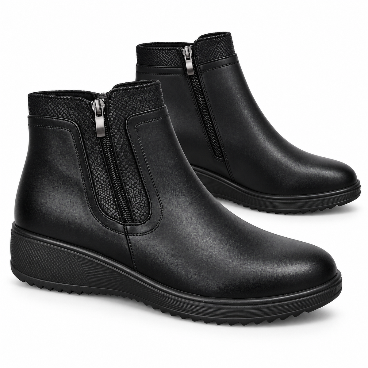 Botki Damskie (36-42) 12Par D26317-21 BLACK
