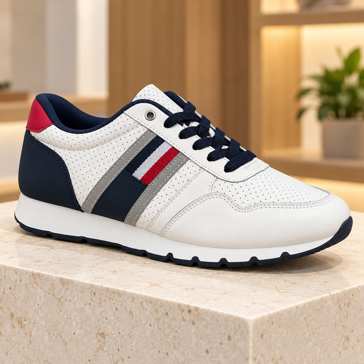 Buty Sportowe Męskie U610-5 (41-46,12par) WHITE