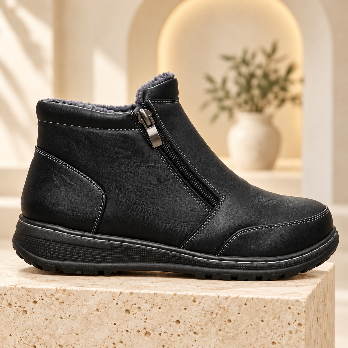 Botki Damskie (36-42) 12Par D83-1 BLACK