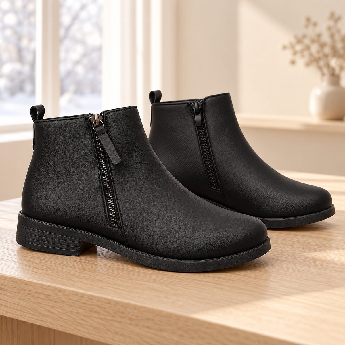 Eleganckie Buty Damskie D3714-1 (36-41,12par) BLACK