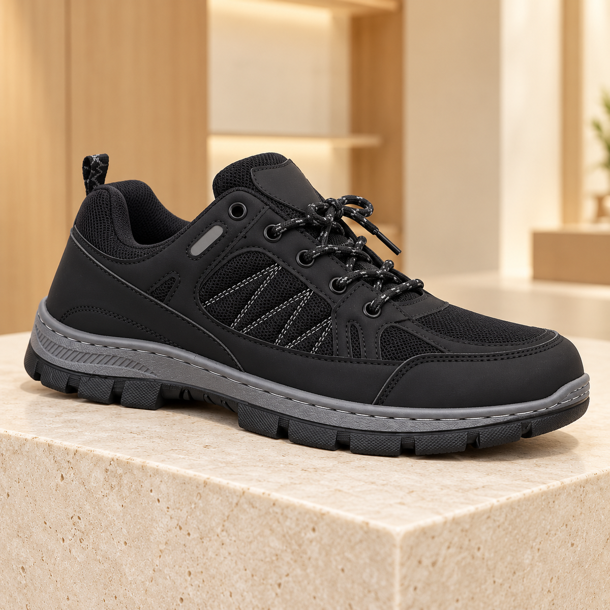 Buty Sportowe Męskie U4001-1 Black  (40-46,12par)